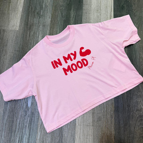 Crop algodón In my mood - Rosado