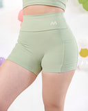 Short Pocket - Verde Pastel