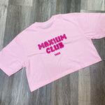 Crop algodón Maxium Club - Rosado