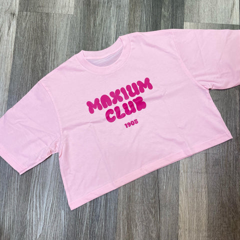 Crop algodón Maxium Club - Rosado