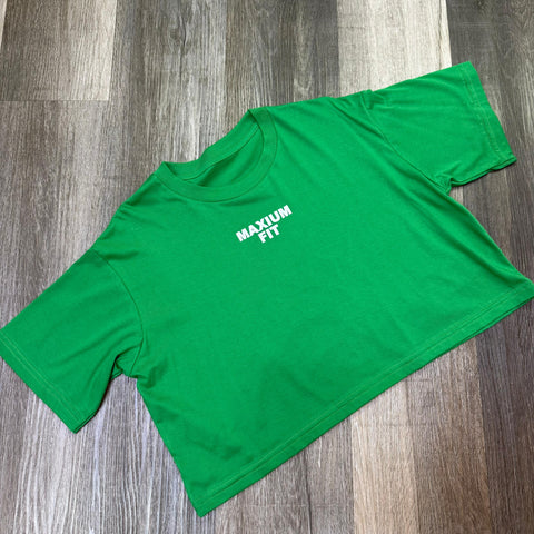 Crop algodón Maxium Fit Mini - Verde loro