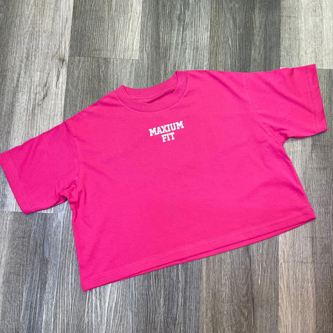 Crop algodón Maxium Fit Mini - Fucsia