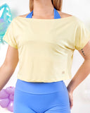 Crop Ojal - Amarillo Pastel