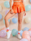 Falda Short Luxe - Naranja