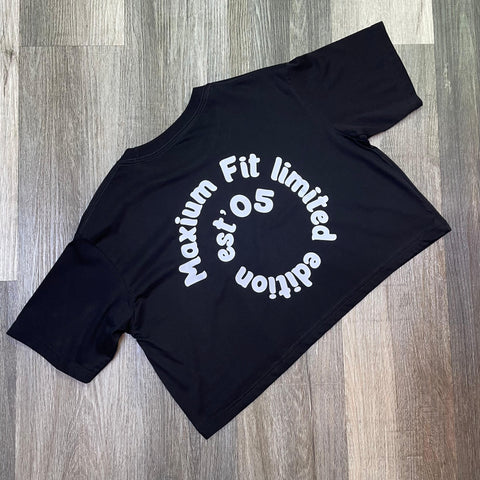 Crop algodón Maxium fit - Negro
