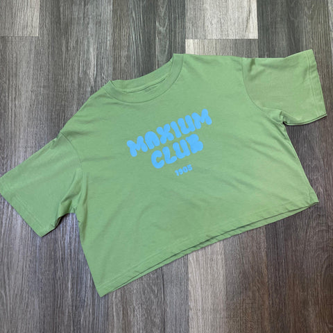 Crop algodón Maxium Fit - Verde Manzana