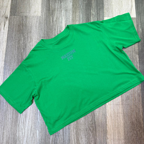 Crop algodón Maxium Fit Mini - Verde loro