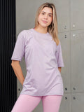 Polo Oversize Stronger Girl - Lila