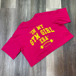 Crop algodón Gym Girl Era - Fucsia